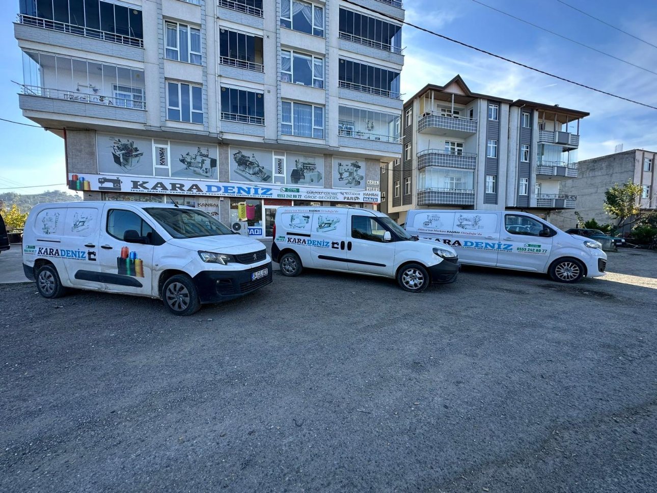 Satış merkezimiz ve araçlarımız &middot; Karadeniz İplik