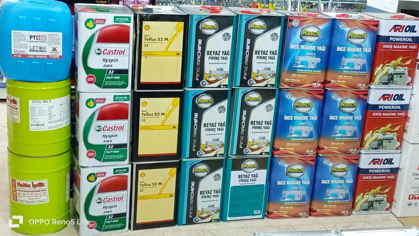 Makine Yağı ve Bakım Kimyasalları
